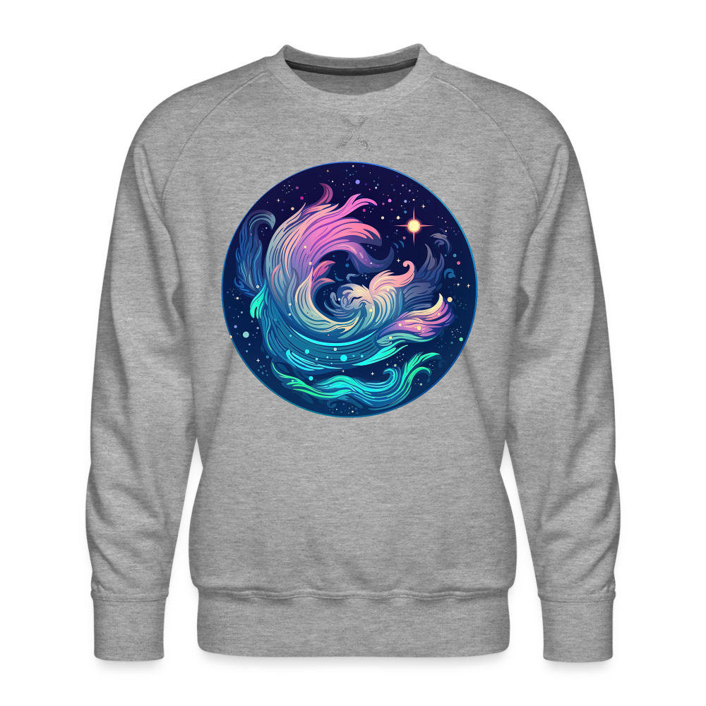 Men’s Magic Aquarius Premium Sweatshirt - heather grey