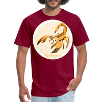 Thumbnail for Men's Mosaic Scorpio Classic T-Shirt - burgundy