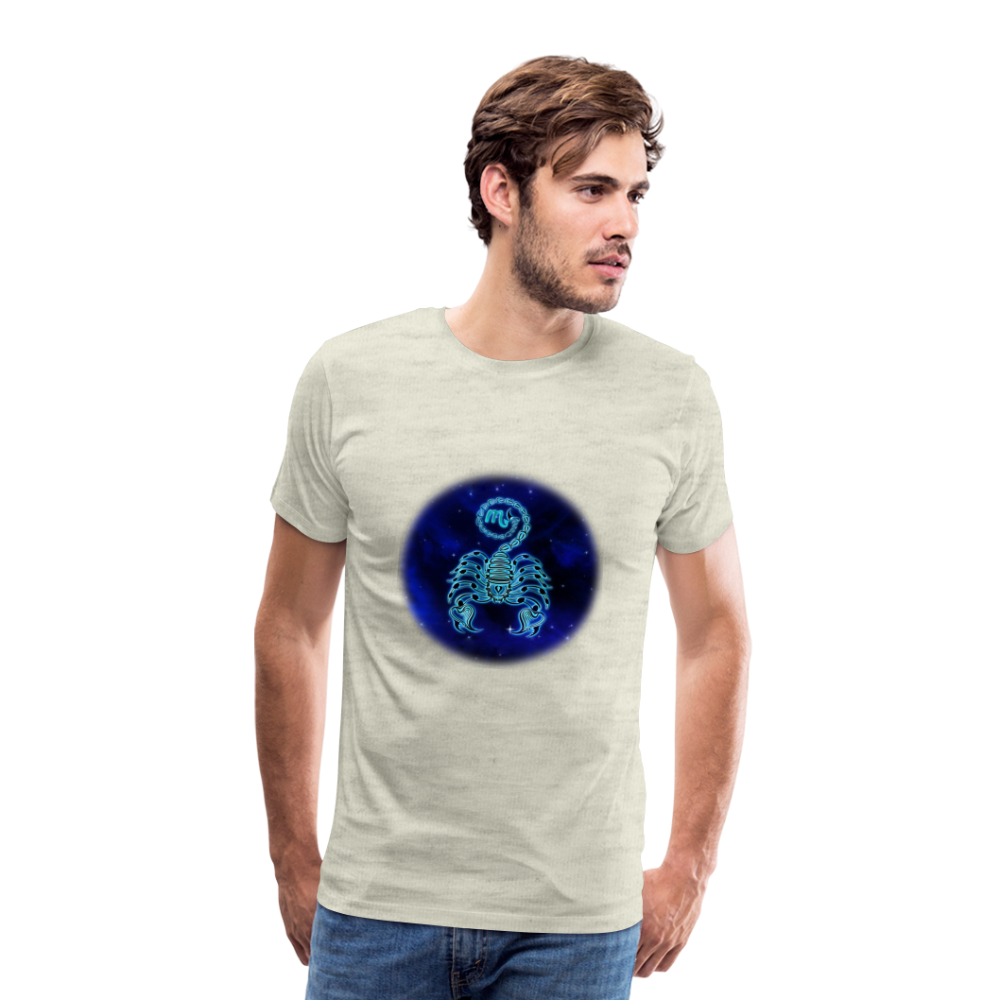 Men's Scorpio Premium T-Shirt - heather oatmeal