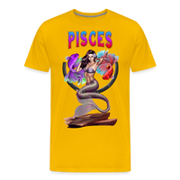 Thumbnail for Men's Astral Pisces Premium T-Shirt - sun yellow