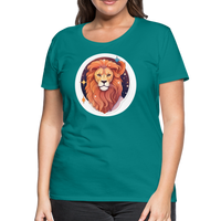 Thumbnail for Women's Symbol Leo Premium T-Shirt - teal