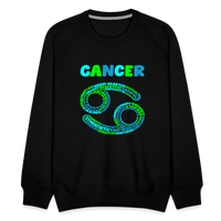 Thumbnail for Men's Power Words Cancer Premium Sweatshirt - black