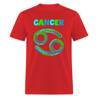 Thumbnail for Men's Power Words Cancer Classic T-Shirt - red