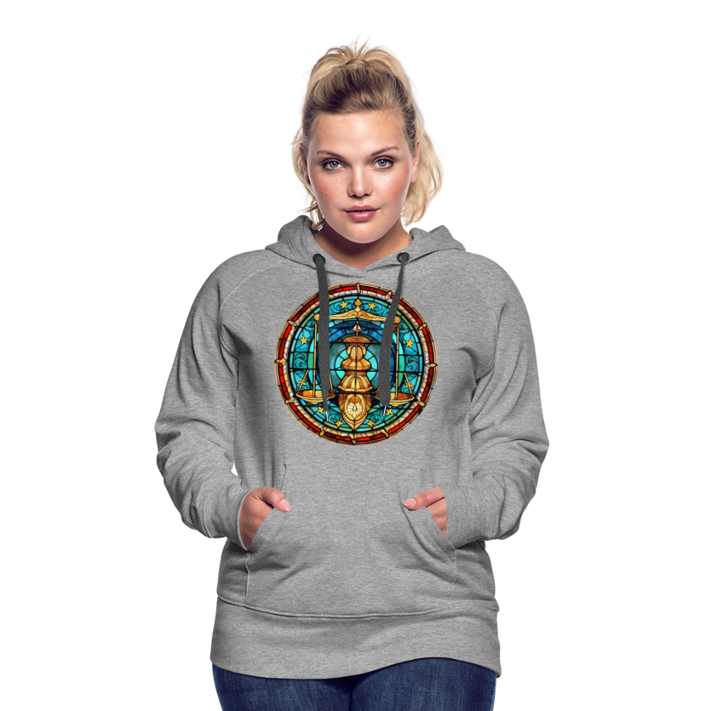 Women’s Mosaic Libra Premium Hoodie - heather grey