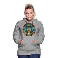 Thumbnail for Women’s Mosaic Libra Premium Hoodie - heather grey