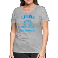 Thumbnail for Women's Power Words Libra Premium T-Shirt - heather gray