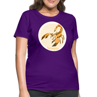 Thumbnail for Women's Mosaic Scorpio T-Shirt - purple