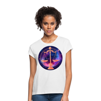 Thumbnail for Women's Magic Libra Relaxed Fit T-Shirt - white