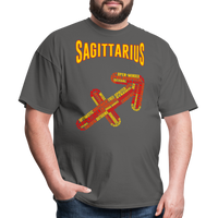 Thumbnail for Men's Power Words Sagittarius Classic T-Shirt - charcoal