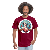 Thumbnail for Men's Symbol Libra Classic T-Shirt - burgundy