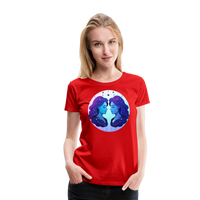 Thumbnail for Women’s Magic Gemini Premium T-Shirt - red