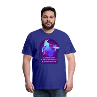 Thumbnail for Men's Neon Capricorn Premium T-Shirt - royal blue