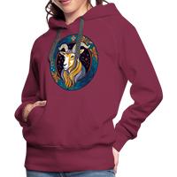 Thumbnail for Women’s Mythical Capricorn Premium Hoodie - burgundy