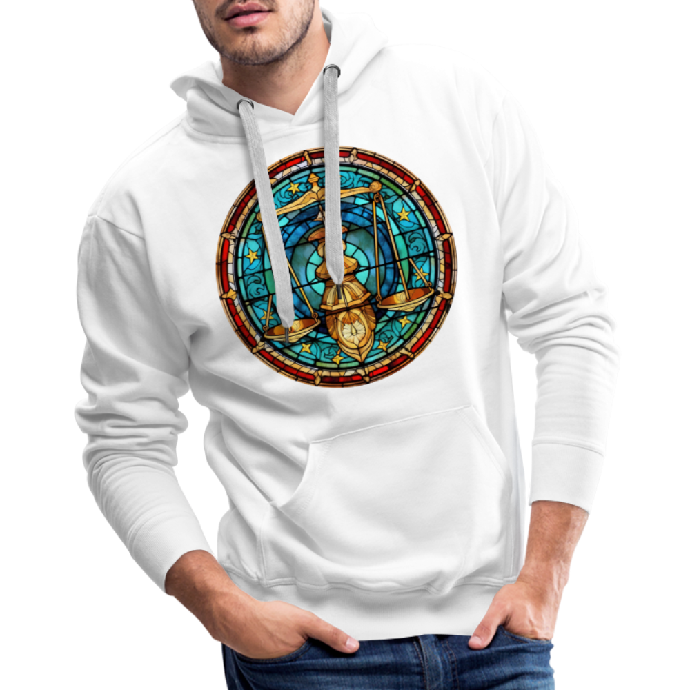 Men’s Mosaic Libra Premium Hoodie - white