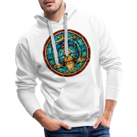 Thumbnail for Men’s Mosaic Libra Premium Hoodie - white