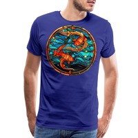 Thumbnail for Men's Mosaic Pisces Premium T-Shirt - royal blue