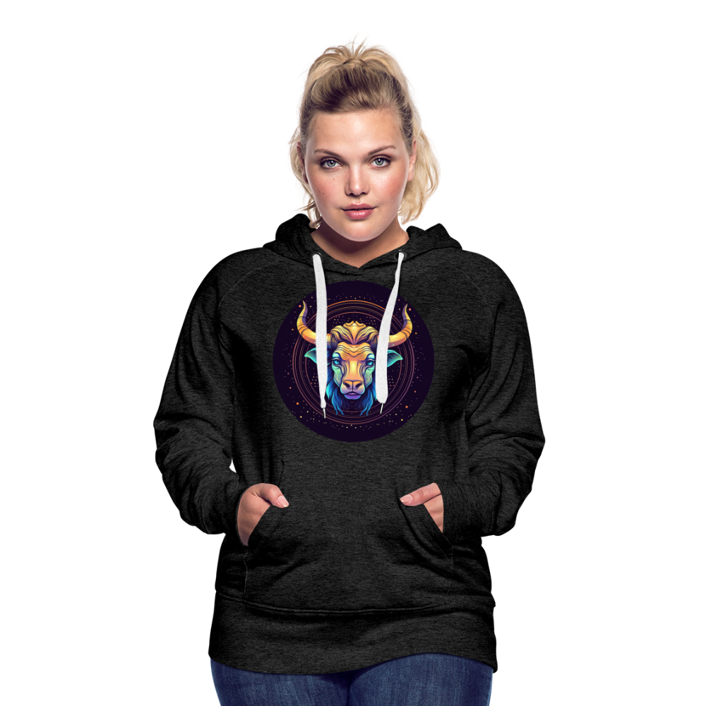 Women’s Magic Taurus Premium Hoodie - charcoal grey