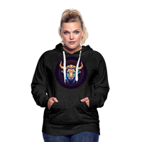 Thumbnail for Women’s Magic Taurus Premium Hoodie - charcoal grey