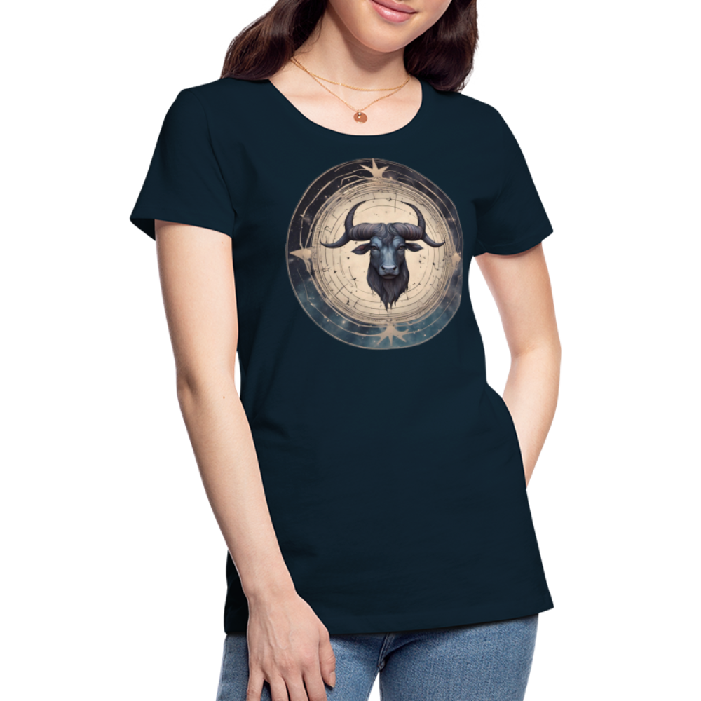 Women’s Mythical Taurus Premium T-Shirt - deep navy