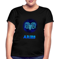 Thumbnail for Women's Aries Relaxed Fit T-Shirt - black