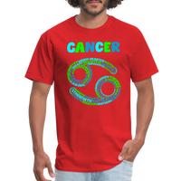 Thumbnail for Men's Power Words Cancer Classic T-Shirt - red