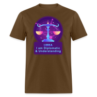 Thumbnail for Men's Neon Libra Classic T-Shirt - brown