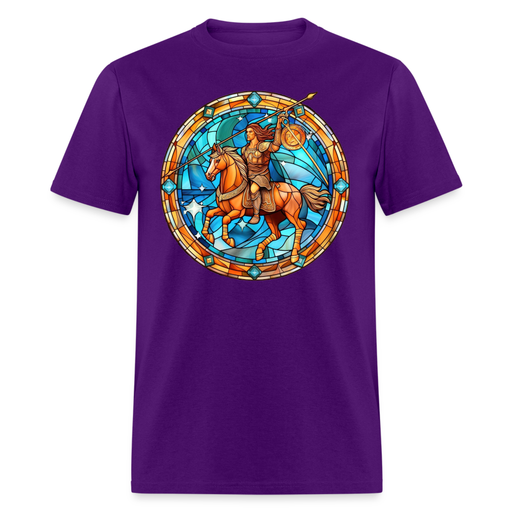 Men's Mosaic Sagittarius Classic T-Shirt - purple