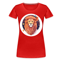 Thumbnail for Women's Symbol Leo Premium T-Shirt - red