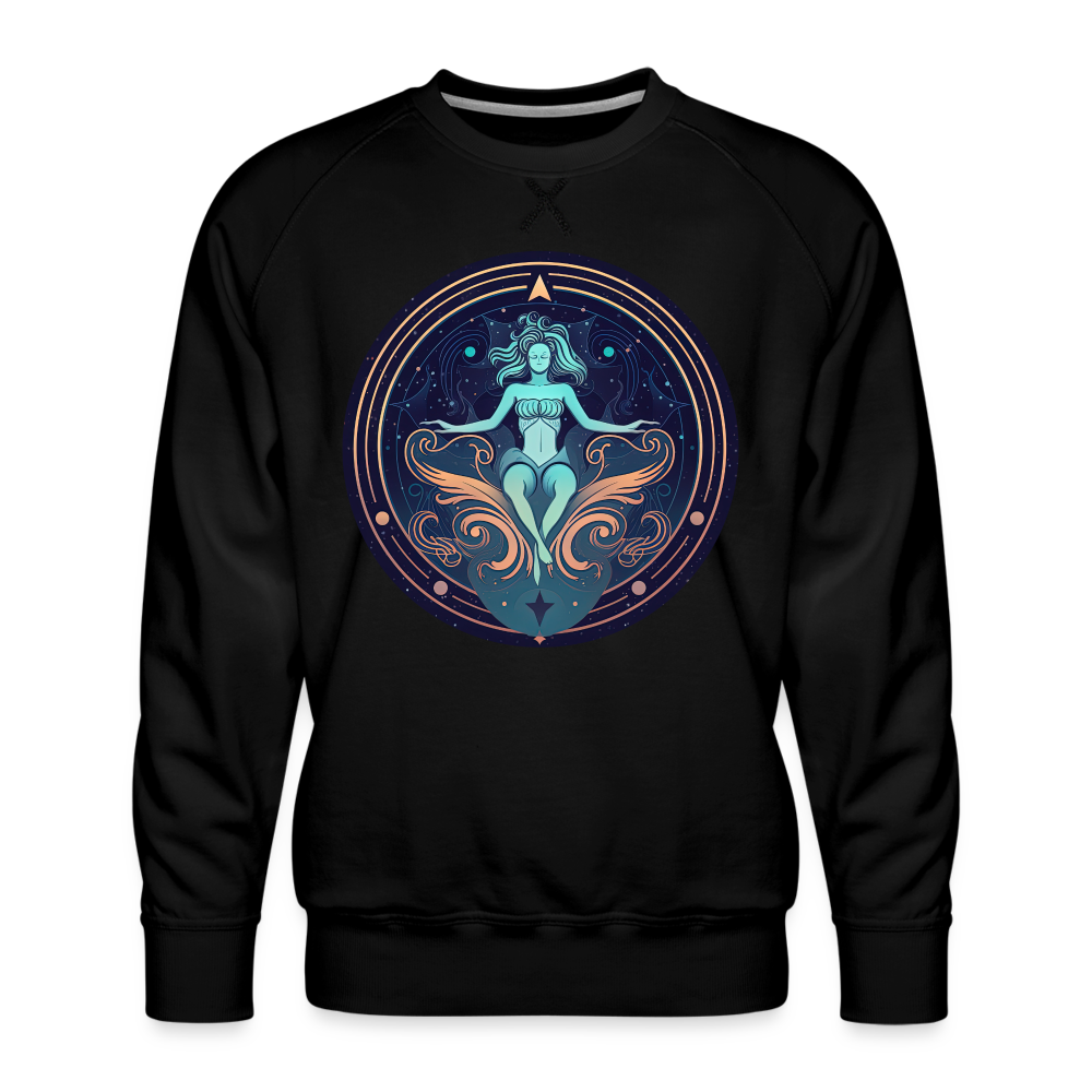 Men’s Mystic Aquarius Premium Sweatshirt - black