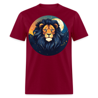 Thumbnail for Men's Mystic Leo Classic T-Shirt - burgundy