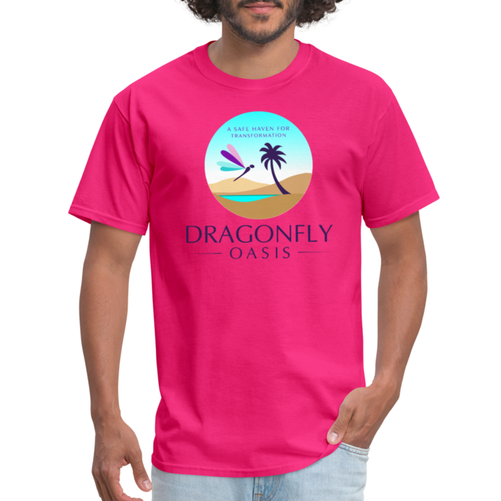 Men's Dragonfly Classic T-Shirt - fuchsia