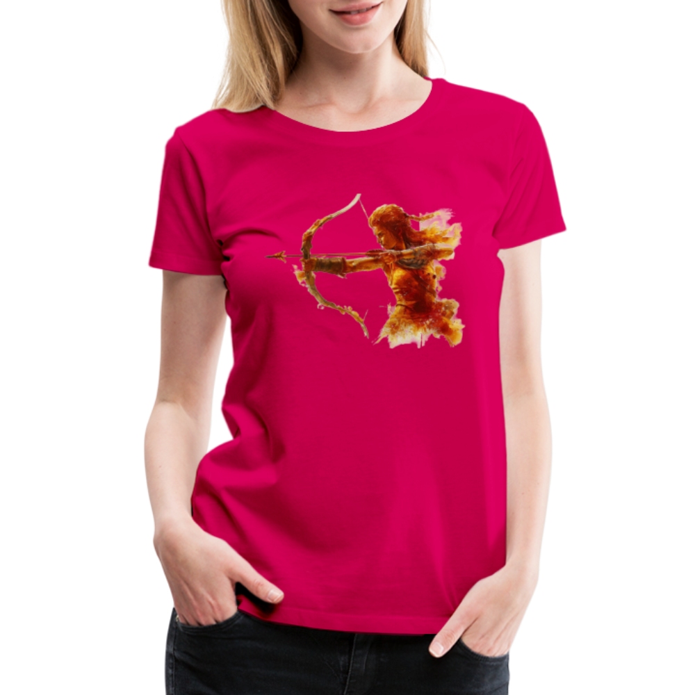 Women’s Mythical Sagittarius Premium T-Shirt - dark pink