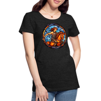 Thumbnail for Women’s Mosaic Sagittarius Premium T-Shirt - charcoal grey