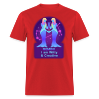 Thumbnail for Men's Neon Gemini Classic T-Shirt - red