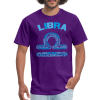 Thumbnail for Men's Power Words Libra Classic T-Shirt - purple