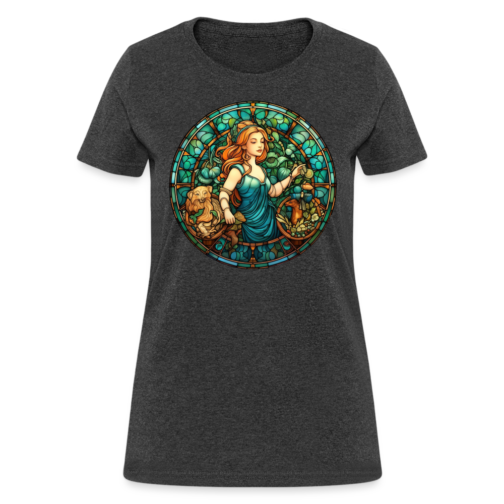 Women's Mosaic Virgo T-Shirt - heather black