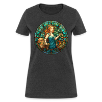 Thumbnail for Women's Mosaic Virgo T-Shirt - heather black