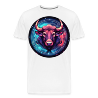 Thumbnail for Men's Mystic Taurus Premium T-Shirt - white