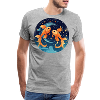 Thumbnail for Men's Magic Pisces Premium T-Shirt - heather gray