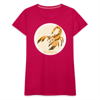 Thumbnail for Women’s Mosaic Scorpio Premium T-Shirt - dark pink