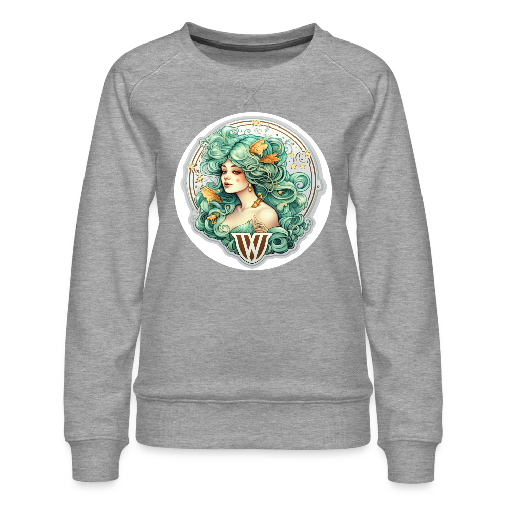 Women’s Symbol Virgo Premium Sweatshirt - heather grey