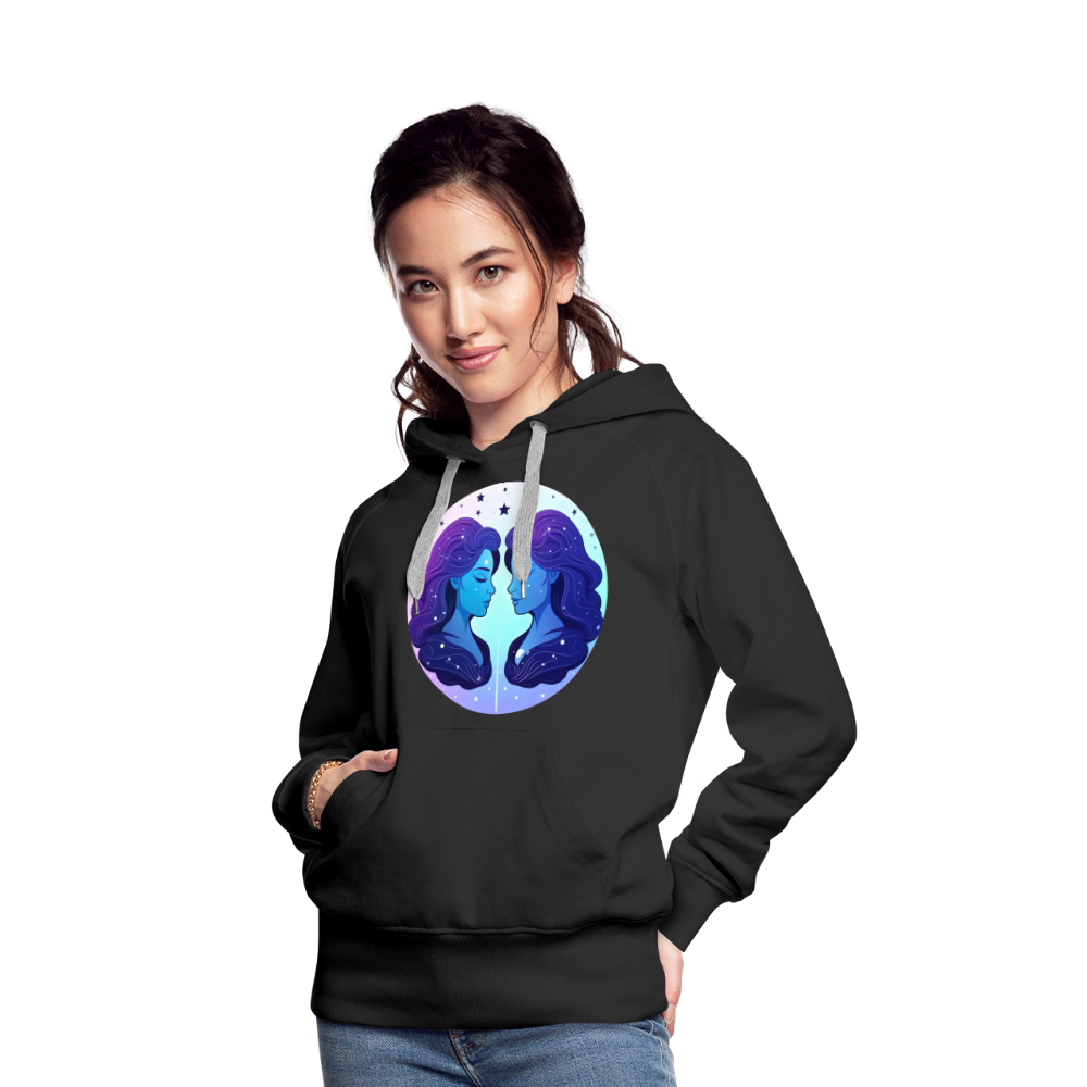 Women’s Magic Gemini Premium Hoodie - black