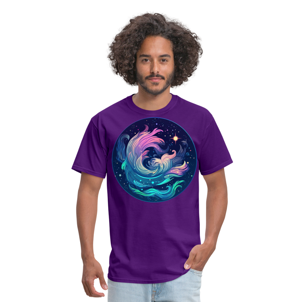 Men's Magic Aquarius Classic T-Shirt - purple