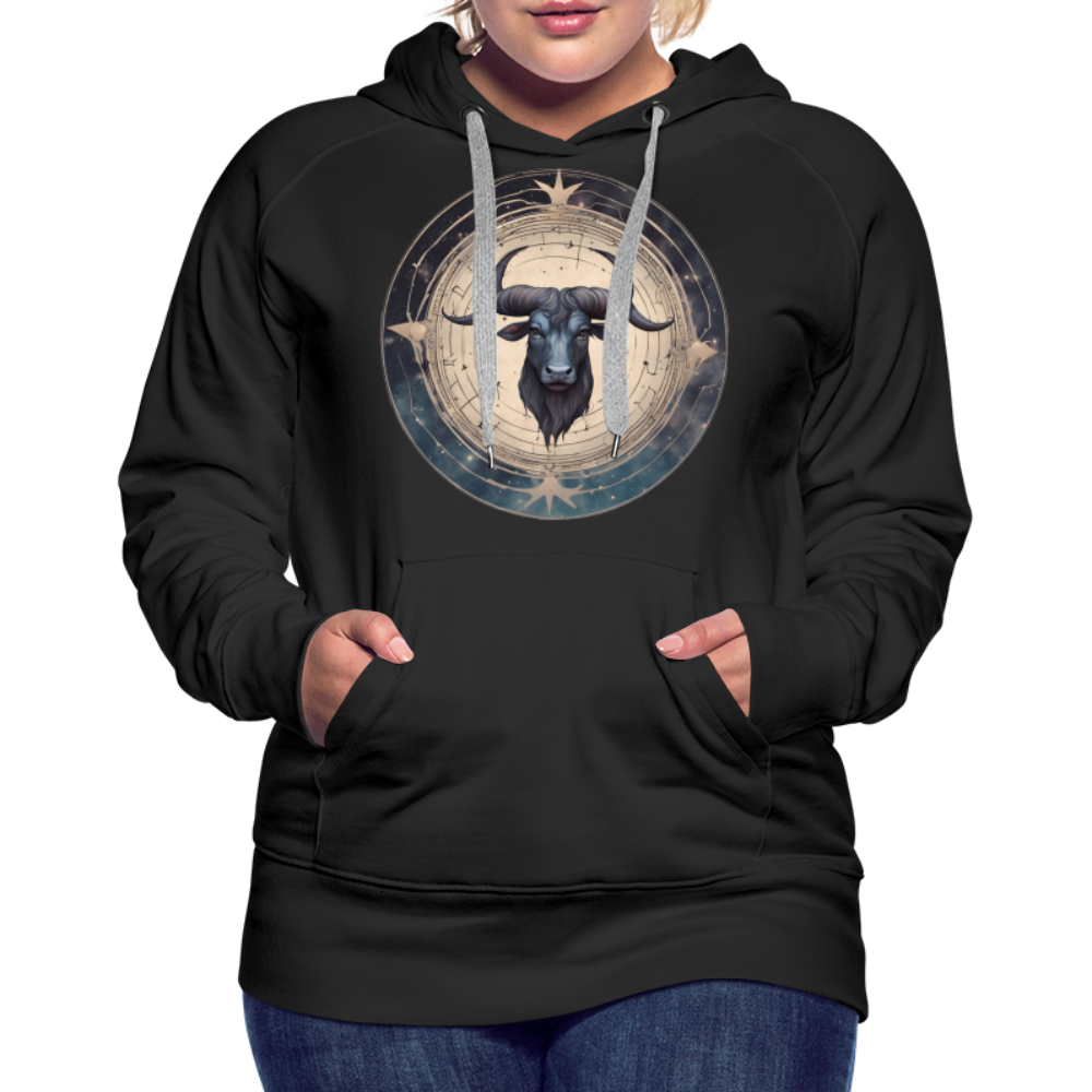 Women’s Mythical Taurus Premium Hoodie - black