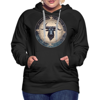 Thumbnail for Women’s Mythical Taurus Premium Hoodie - black