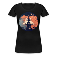 Thumbnail for Women’s Mystic Gemini Premium T-Shirt - black