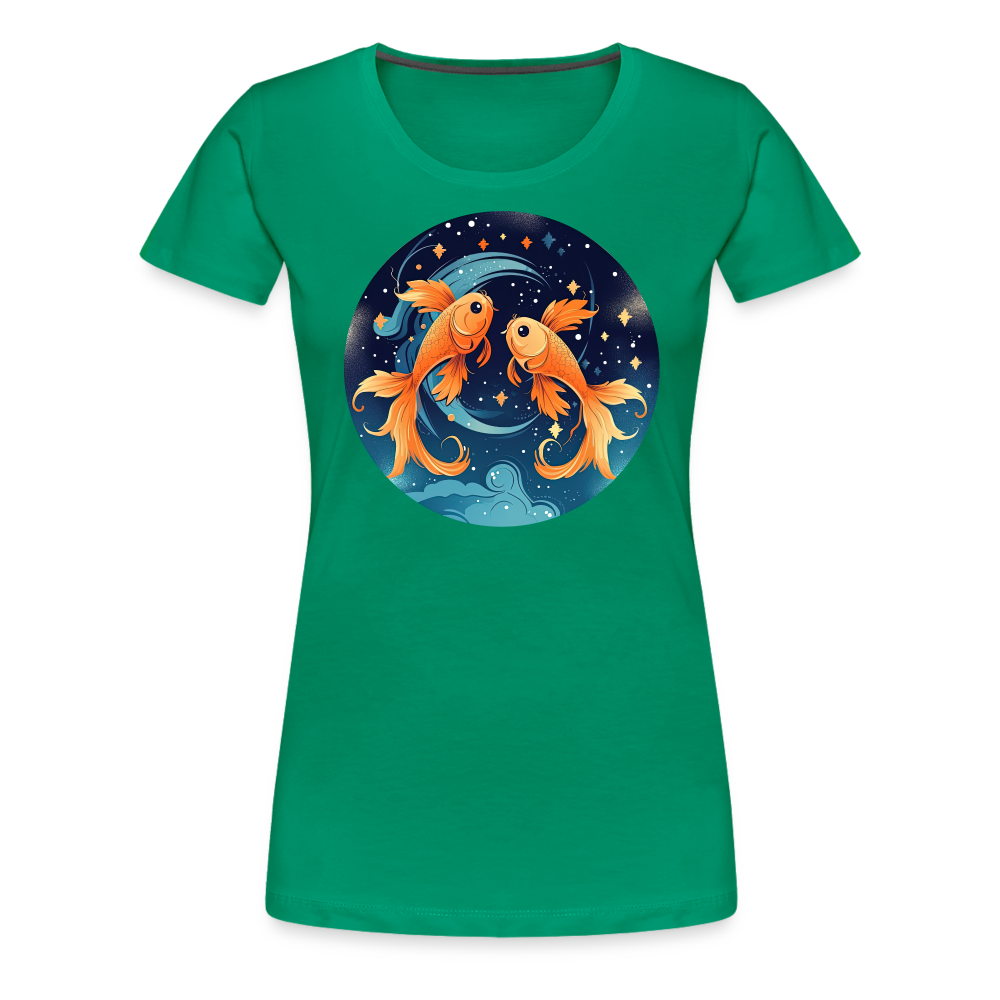 Women’s Magic Pisces Premium T-Shirt - kelly green