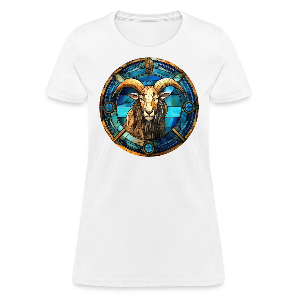 Women's Mosaic Capricorn T-Shirt - white