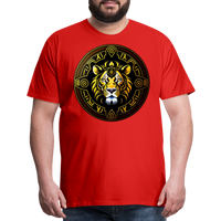 Thumbnail for Men's Mythical Leo Premium T-Shirt - red