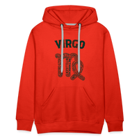 Thumbnail for Men's Power Words Virgo Premium Hoodie - red